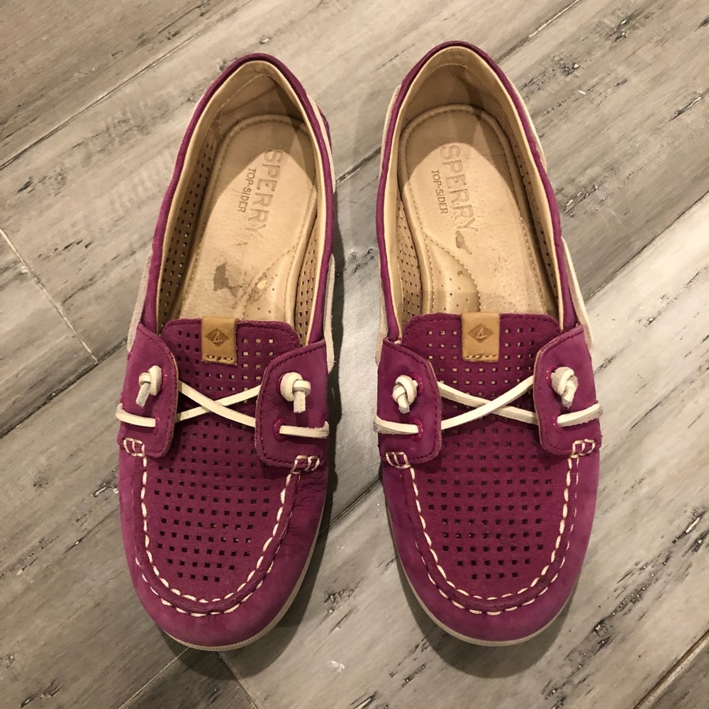 Purple Sperry Top-siders